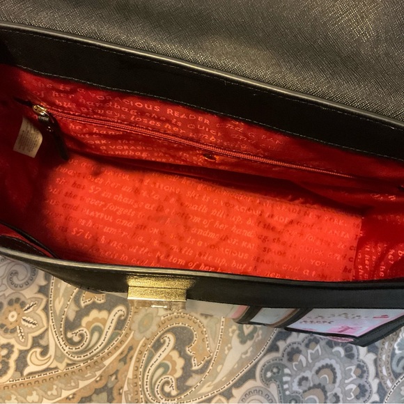 NWOT Rare Kate Spade Ma Cherrie Cafe Leather Satchel Bag - Picture 15 of 16